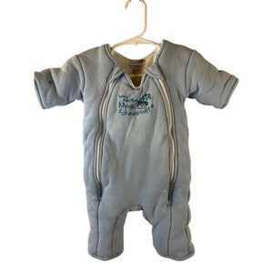 Baby Merlin Magic suit sleeper blue 12/18 lbs small